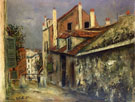 The House of Mimi Pinson In Montmartre 1915 - Maurice Utrillo