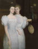 The Two Sisters c1890 - Julian Alden Weir