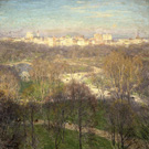 Early Spring Afternoon Central Park 1911 - Willard Leroy Metcalfe