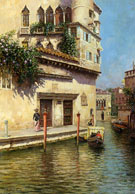 A Venetian Backwater - Rubens Santoro
