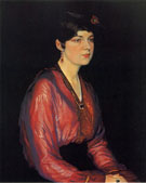 Portrait of Sylvia Parsons 1915 - William Strang