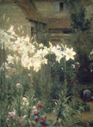 A Cottage Garden - Walter Frederick Osborne