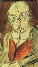 Man with Spectacles 1917 - Georges Rouault