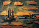 Fishing Boat at Sunset 1939 - Georges Rouault
