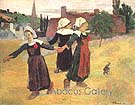 Breton Dancing Girls - Paul Gauguin
