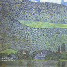Unterach on the Attersee - Gustav Klimt
