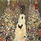 Garden Path with Chickens - Gustav Klimt