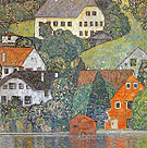 House in Unterach on the Attersee 1916 - Gustav Klimt