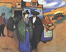 Spanish Couple in Front of an Inn 1900 - Pablo Picasso