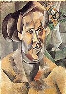 Portrait of Fernande 1909 - Pablo Picasso