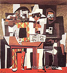 Three Musicians Wearing Masks 1921 - Pablo Picasso