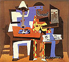 Three Musicians 1921 - Pablo Picasso