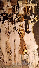 Hostile Forces Detail 1902 - Gustav Klimt